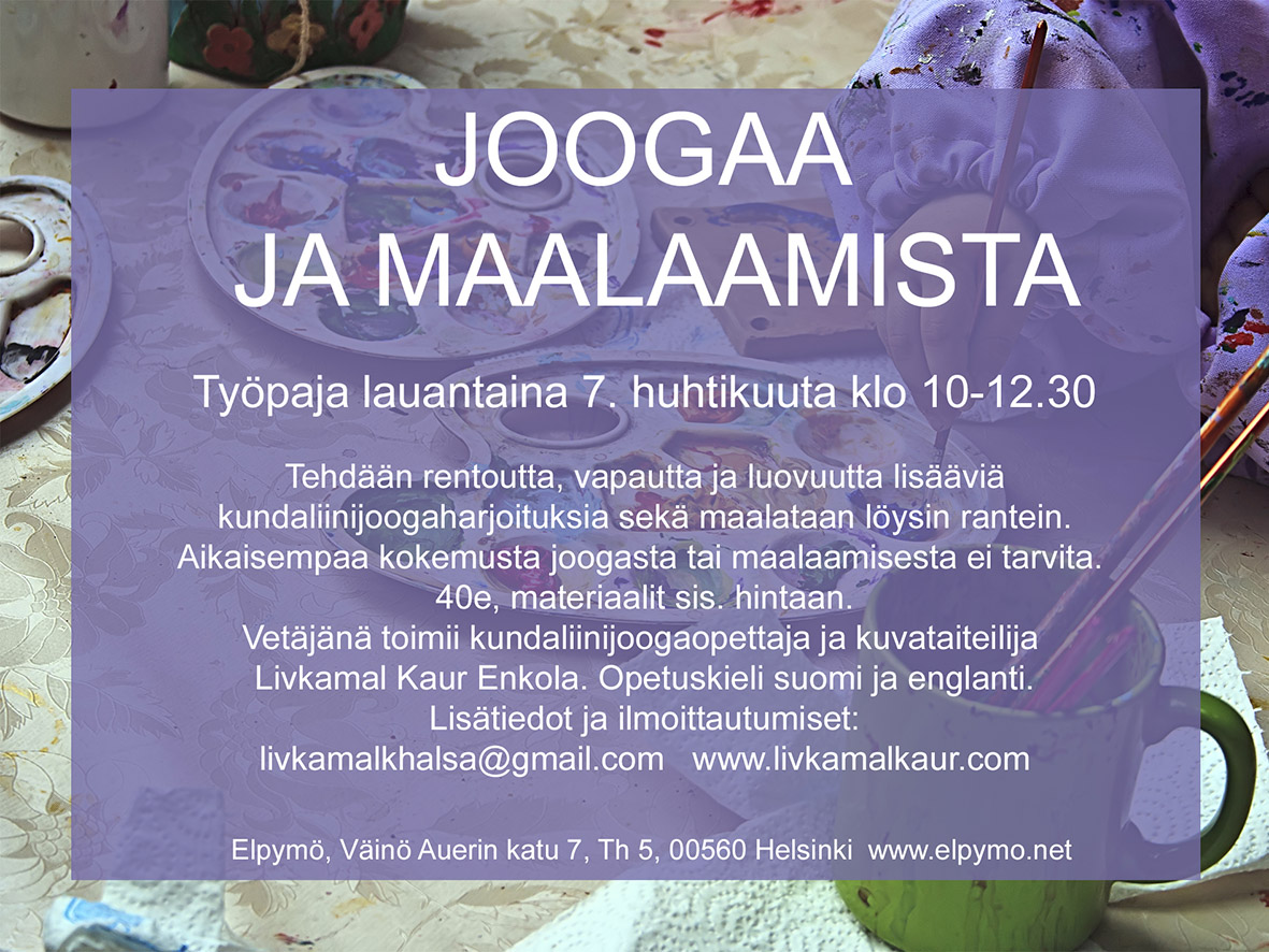 Joogaa ja Maalaamista Elpymössä nettikoko